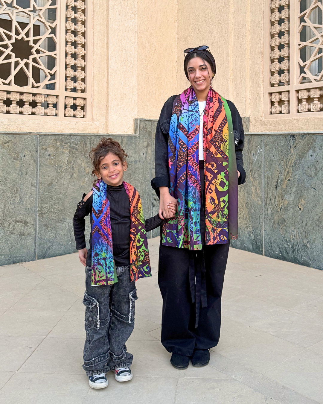 Double-faced scarf ( kids)