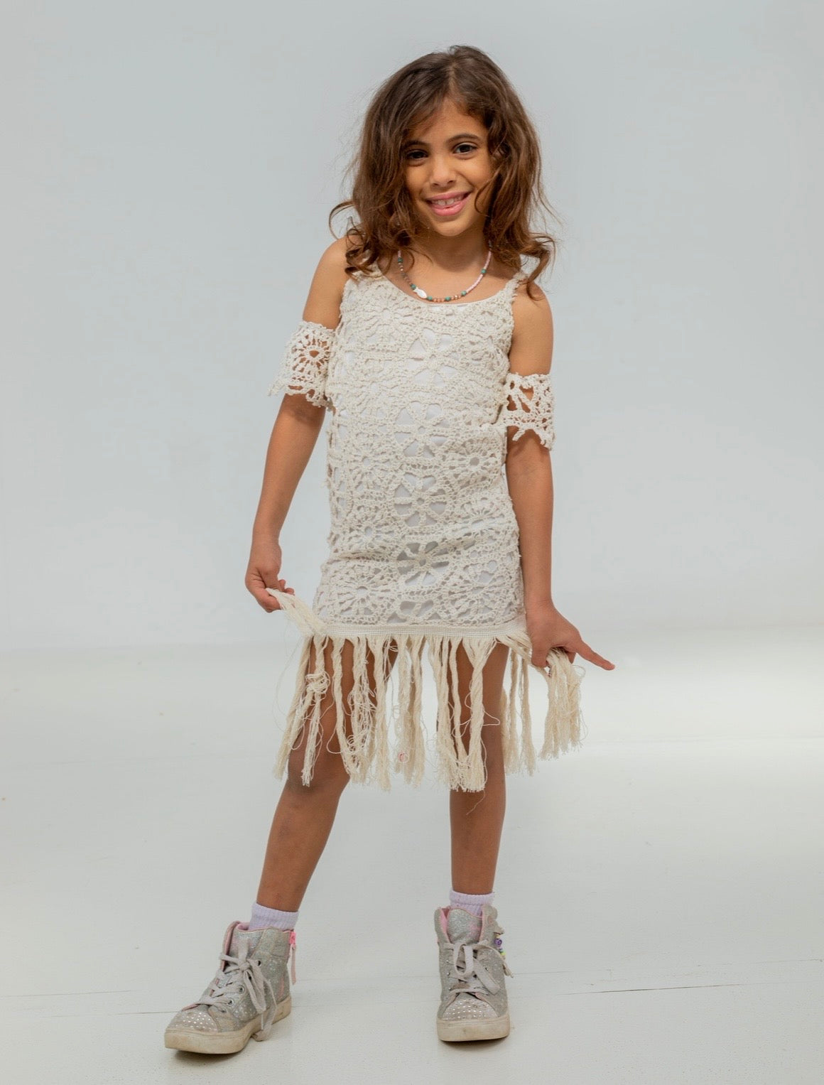 Fringes summer dress
