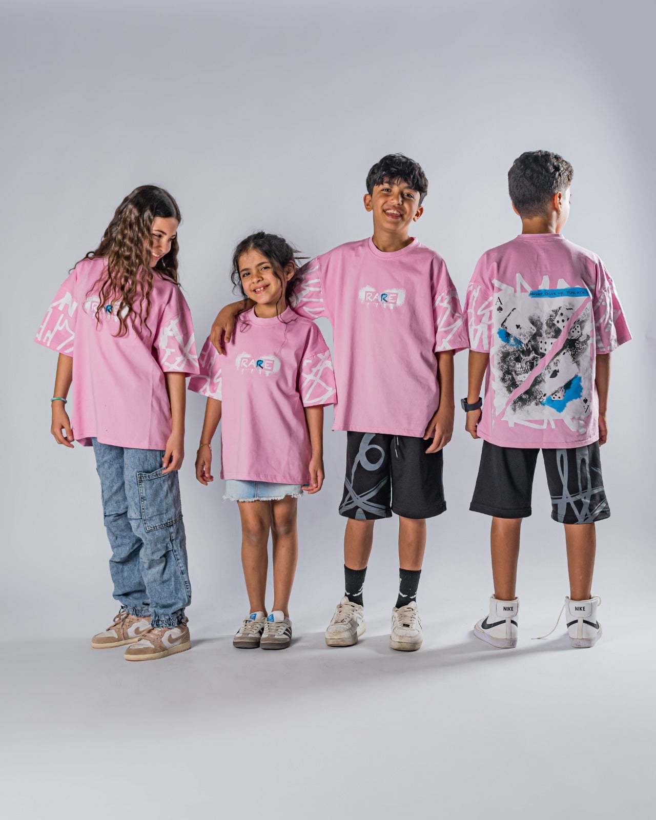 Never Give- Up Pink T-shirt