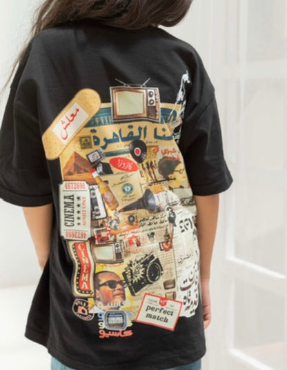 Retro oversized TEE