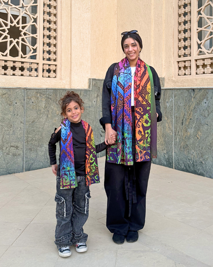 Double-faced scarf ( Adults)