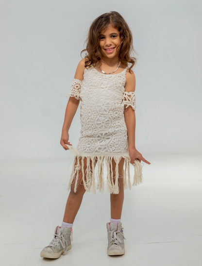 Fringes summer dress