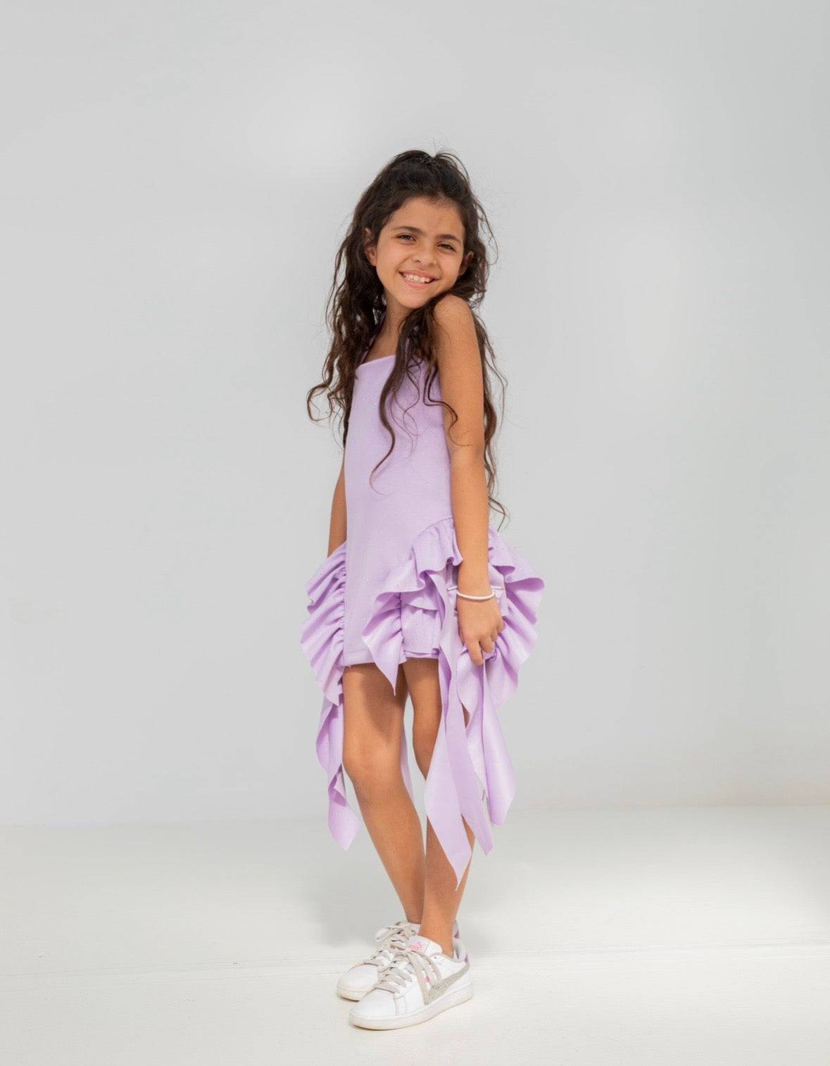 Bling lilac Fringes dress
