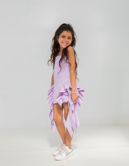 Bling lilac Fringes dress