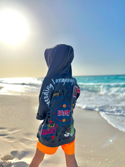 Short Sleeve Decoding In Grey