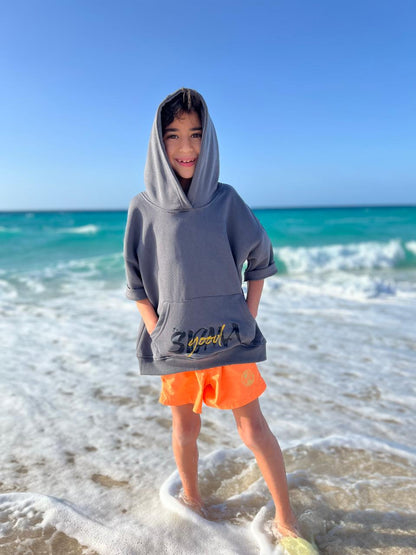 Short Sleeve Decoding In Grey