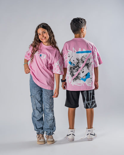 Never Give- Up Pink T-shirt