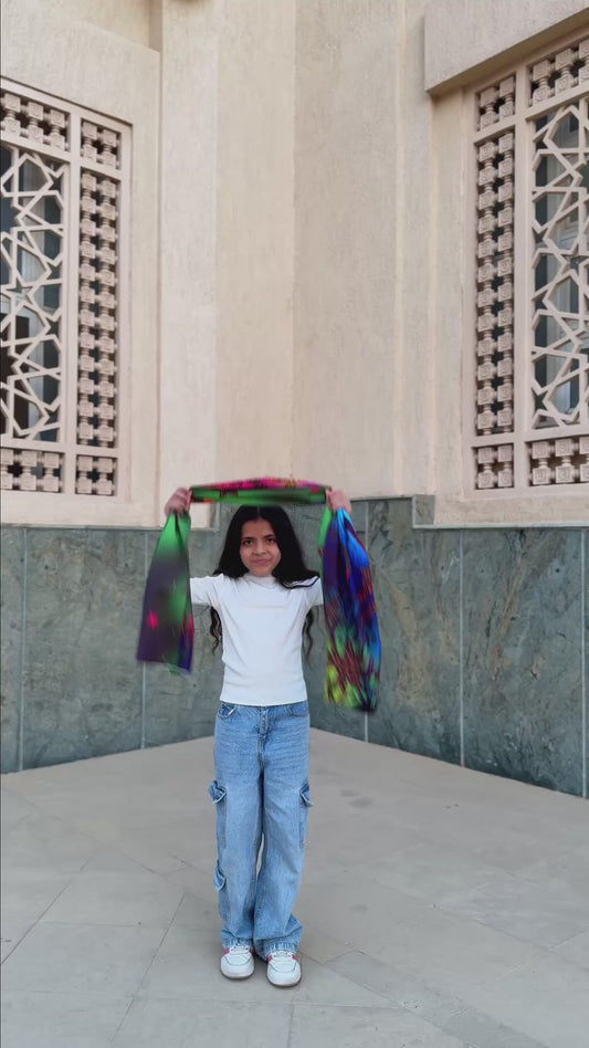 Double-faced scarf ( kids)